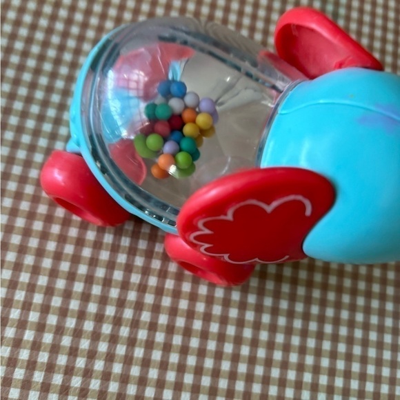 Fisher Price toy bundle. Poppity Pop elephant/stacking rings/ avocado rattle - Picture 9 of 9